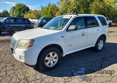 2008 Mercury Mariner z USA, uszkodzony, nr VIN 4M2CU91108KJ11347